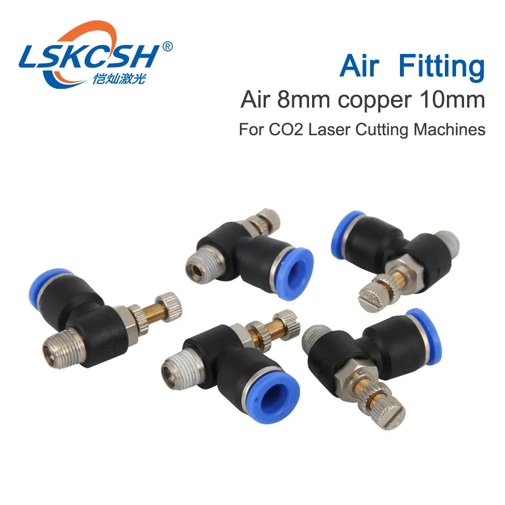 

LSKCSH high quality air fitting air assist/air adjuster Co2 Laser Spare parts for CO2 laser cutting machine/laser cutting head
