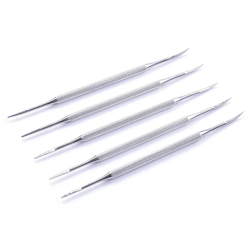 1pcs Pedicure Satin Edge Ingrown Toe Nail Lifter Onychomycosis Paronychia Podiatry Chiropod Instrument Double Ended