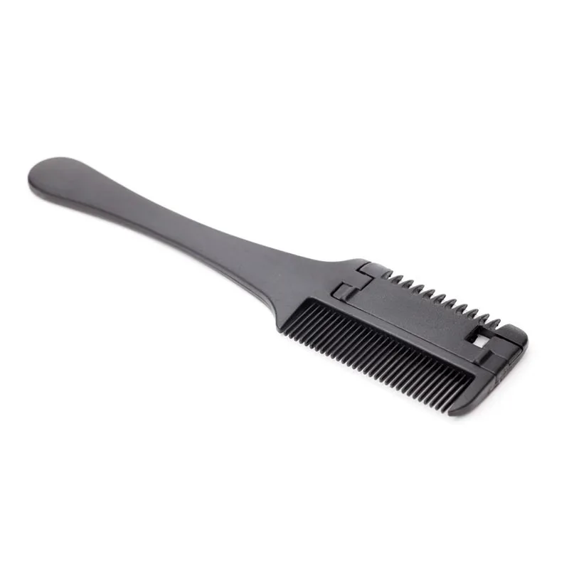 Парикмахерские инструменты для парикмахерских 1 шт. Расческа для стрижки волос с черной ручкой щетки для волос с лезвиями для стрижки волос триммин