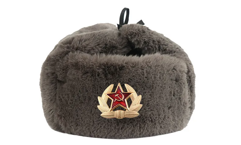 Новинка 2020 утепленные шапки советской армии в стиле милитари зимние теплые с