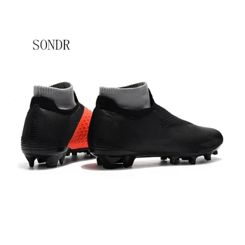 

Man High Top Ankle Football Train Shoes Classic Soccer Boots Women Sneakers Lightweight Indoor Turf Futsal Professional Training