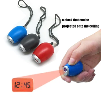 

Creative Mini Digital Projection Clock LED Portable Clocks With Time Projection Digital Watch Night Light Magic Projector Clock