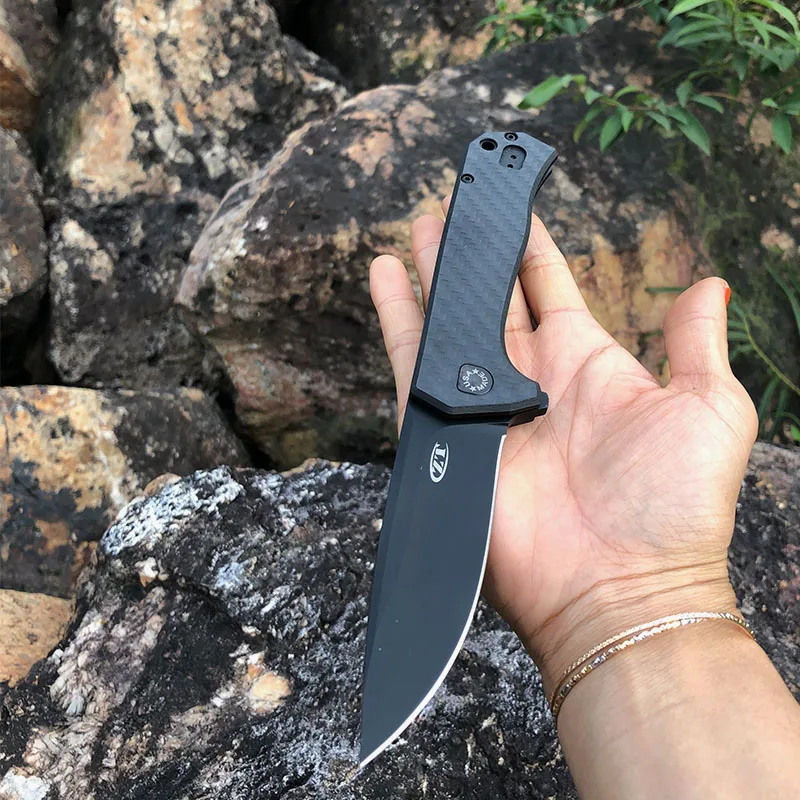 ZT, 0804, шариковый подшипник, складной нож, сталь, G10, титановая ручка, 204 P, тактический нож, для выживания, для улицы, складной