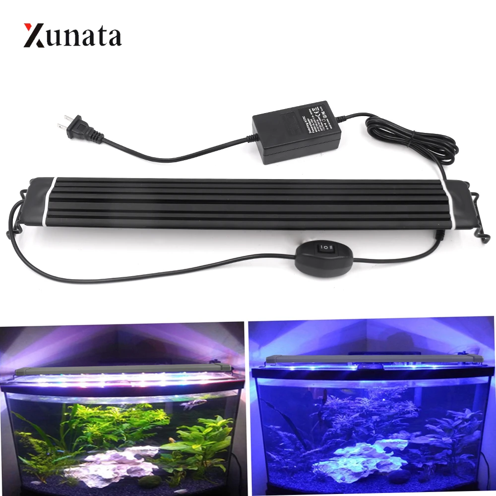 14 02 21 de descuento iluminacion led para acuario luz led para cultivo de plantas acuaticas resistente al agua luz superior para acuario