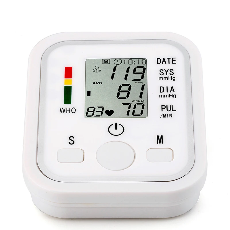 

Automatic Digital Upper Arm Blood Pressure Monitor LCD & Cuff Medical Measuring BP & Pulse Rate Blood Pressure Monitors Unisex