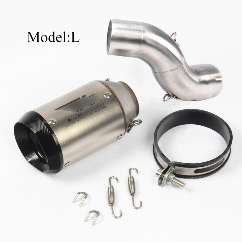Слипоны 51 мм мотоцикл выхлопной наконечник глушитель 160 мм хвост трубы среднего подключения трубы для Kawasaki Z900 Байк мото модифицированный