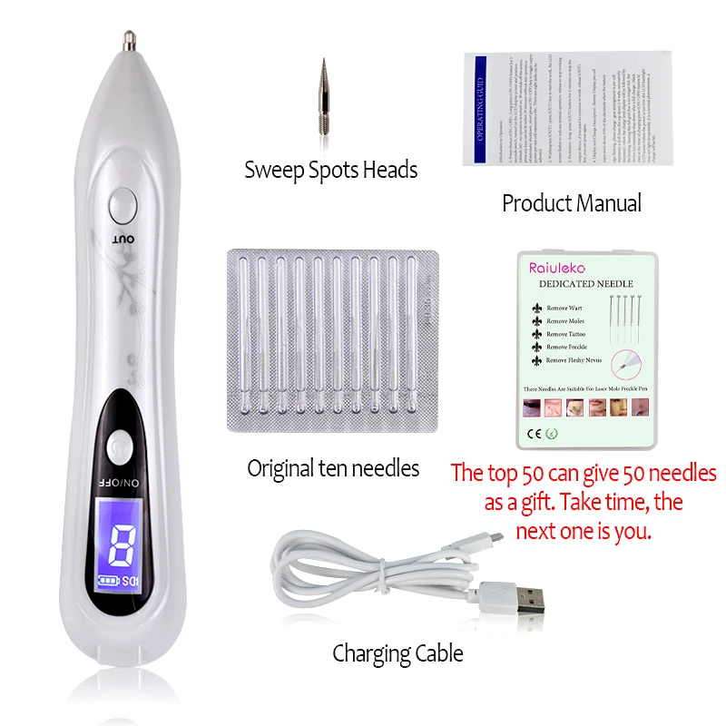 Плазменная ручка для удаления татуировок лазерное устройство веснушек и темных