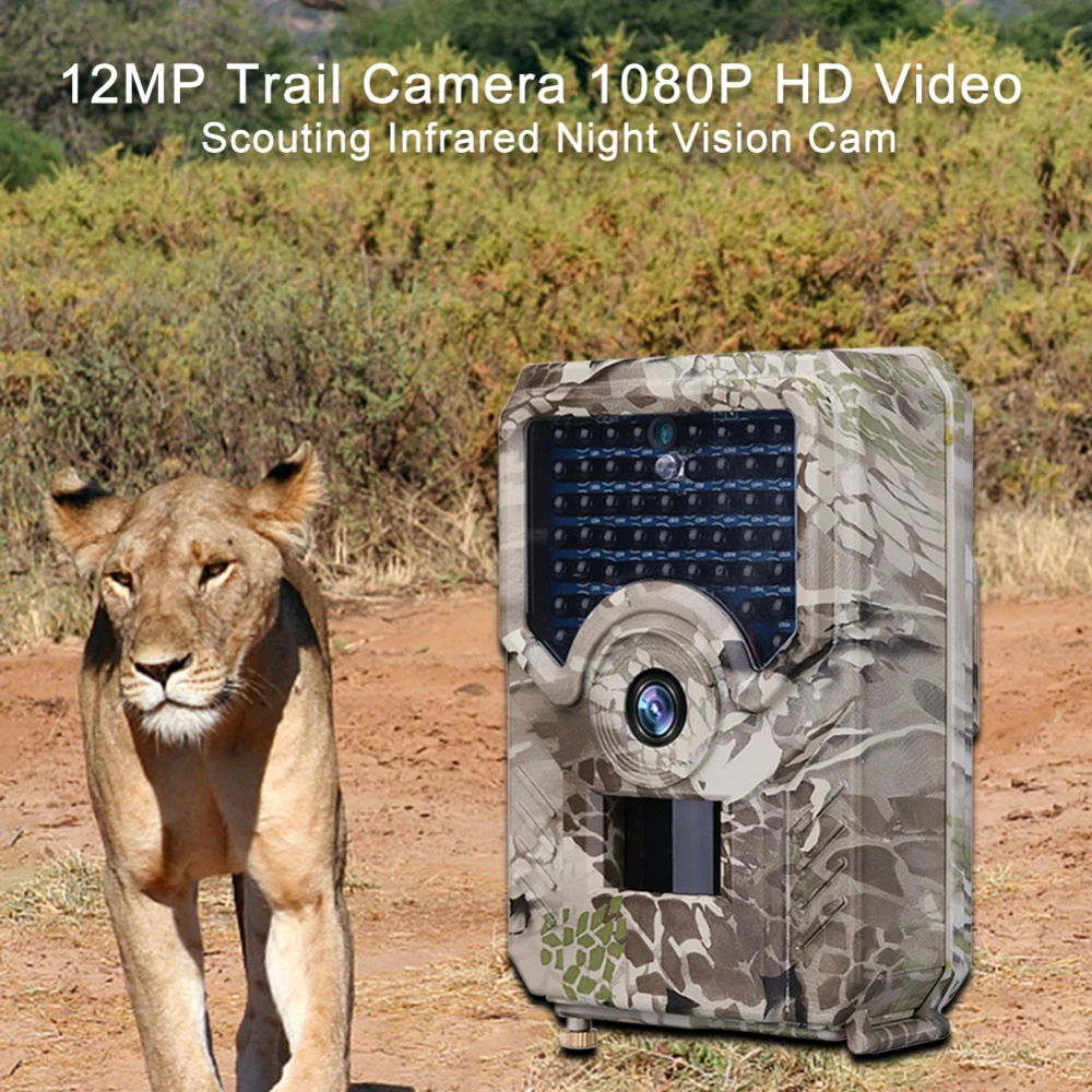 12MP охотничья Следовая камера 1080P HD Видео Скаутинг инфракрасная камера ночного видения Профессиональный инструмент для камеры наблюдения хит O22