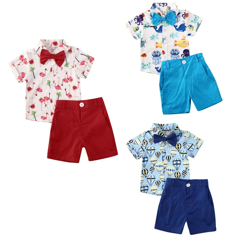 baby boy flamingo outfit