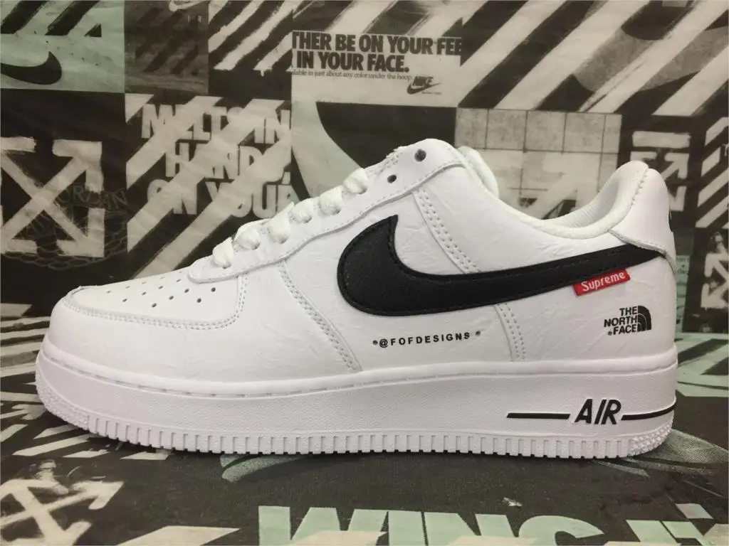 photo color Air Force 1 One Low 07 Lv8 Utility черно-белая женская и мужская Обувь Af1 кроссовки - Цвет: photo color