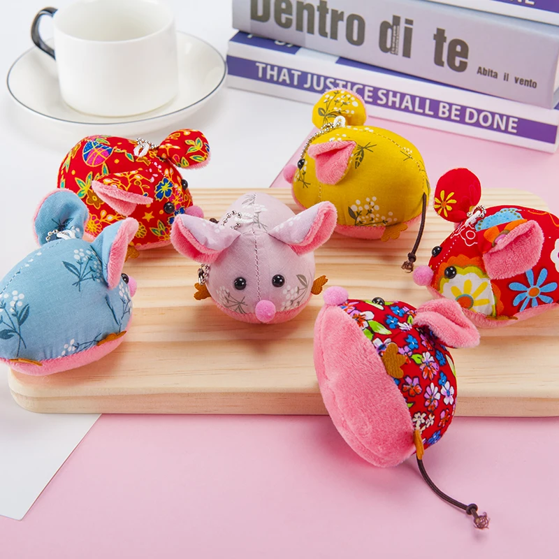 Креативные милые игрушки на год красивая ткань мышь Аксессуары Детская сумка кулон мягкая игрушка кукла