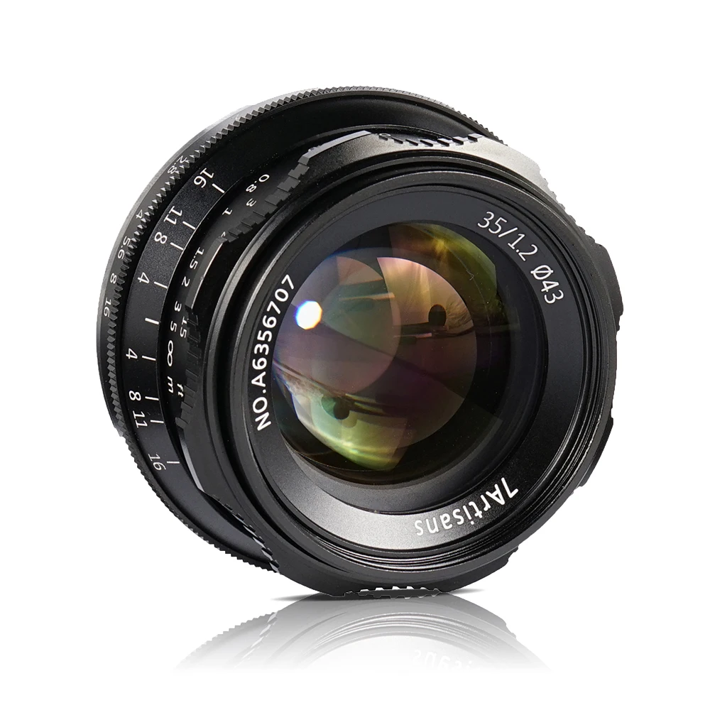 

35mm F1.2 Prime Lens for Sony E-mount Lens for Fuji XF APS-C Camera Manual Mirrorless Fixed Focus Lens A6500 A6300 X-A1