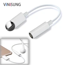 AUX аудио адаптер для Lightning на 3,5 мм разъем преобразователь для наушников для iPhone 11 Pro XS Max Xr X 8 7 Разъем для наушников