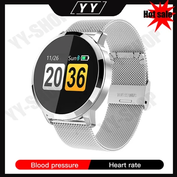 

HOT Q8 Smart Watch OLED Color Screen Smartwatch women Fashion Fitness Tracker Heart Rate monitor