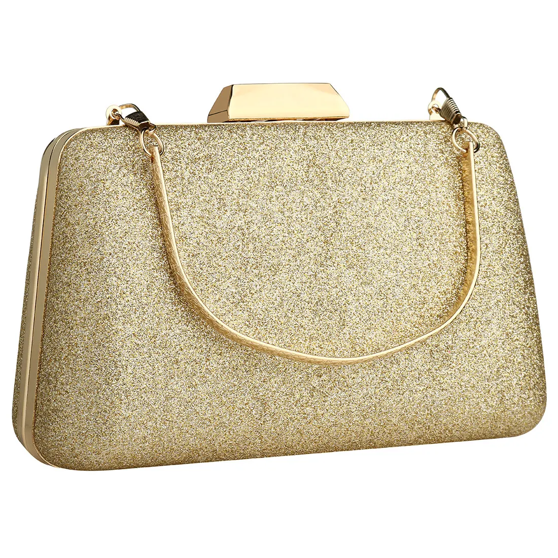 Elegant Crossbody Boho Bags For Women Evening Silver Champagne Clutch Bags Shiny Gillter Handbags Wedding Purse bolsas feminina