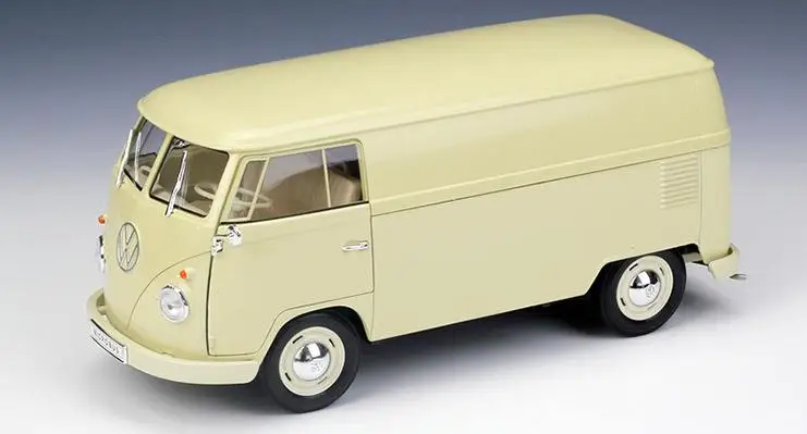 1:18 усовершенствованная модель автобуса из сплава, высокая имитация Ретро T1 автобус Коллекция Модель литая металлическая модель игрушечного автомобиля
