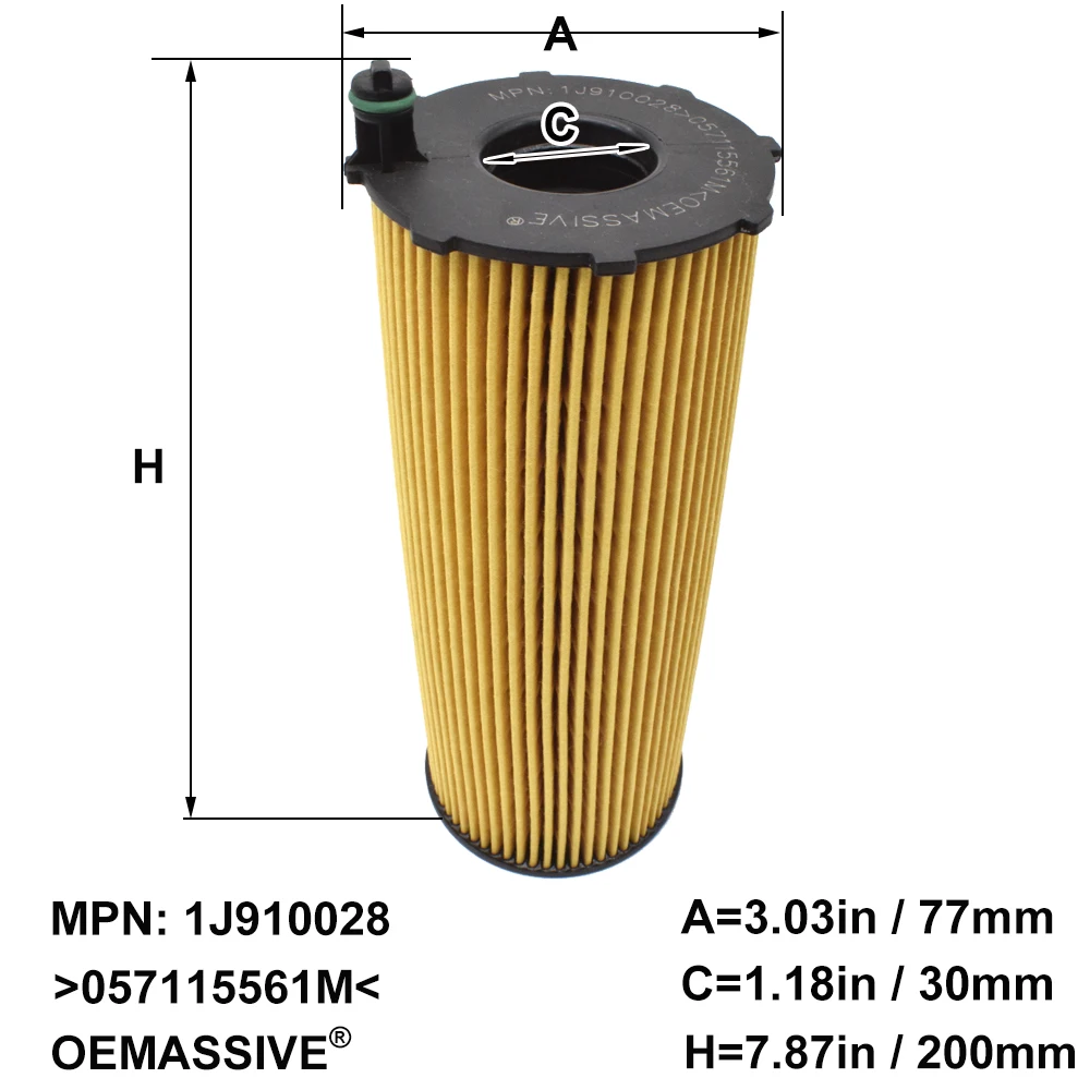 Масляный фильтр 057115561 м для Audi A4 A5 A6 A8 Q5 Q7 Porsche Cayenne VW для Phaeton и Touareg 2698cc 2967cc 4134cc 5934cc двигателя протектор