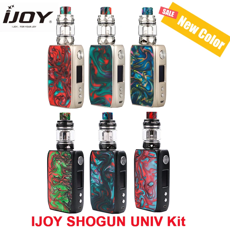 Оригинальный ijoy SHOGUN UNIV комплект 180 Вт электронная сигарета vape мод питание от dual