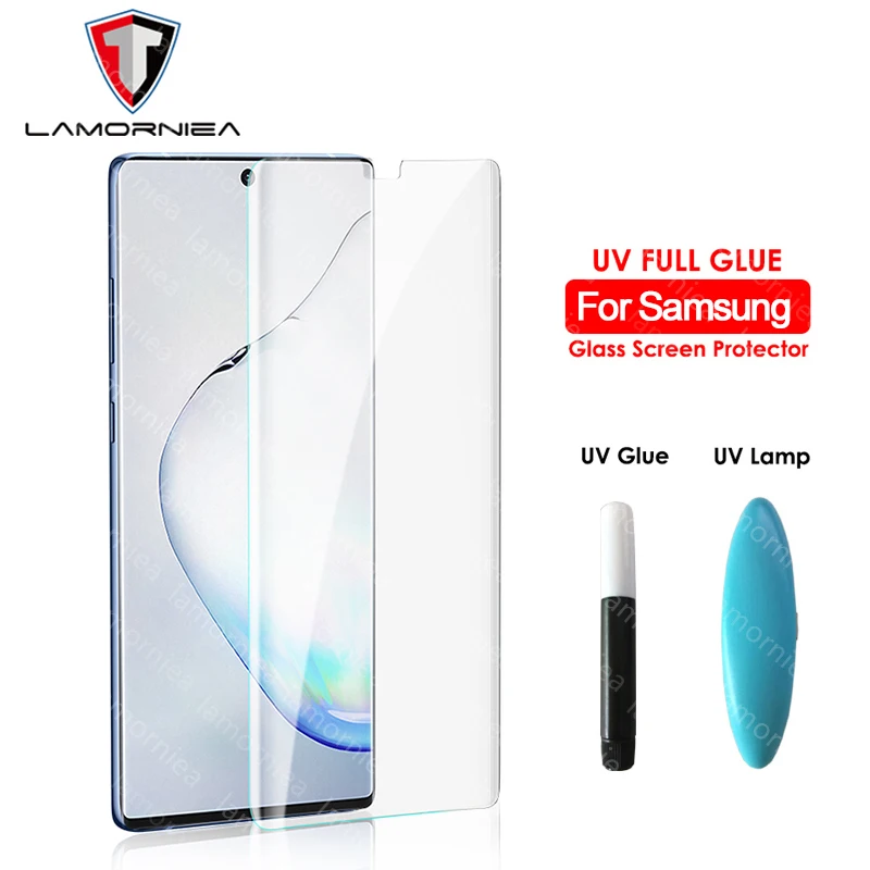 Закаленное стекло для Samsung Galaxy S20 S10 Plus Note 8 9 10 S8 S9 S20|Защитные стёкла и плёнки| |