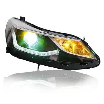 

2PCS Car Styling for Chevrolet Cruze led headlights 2017-2018 Cruze front light led drl HID double Bi-Xenon Lens low high beam