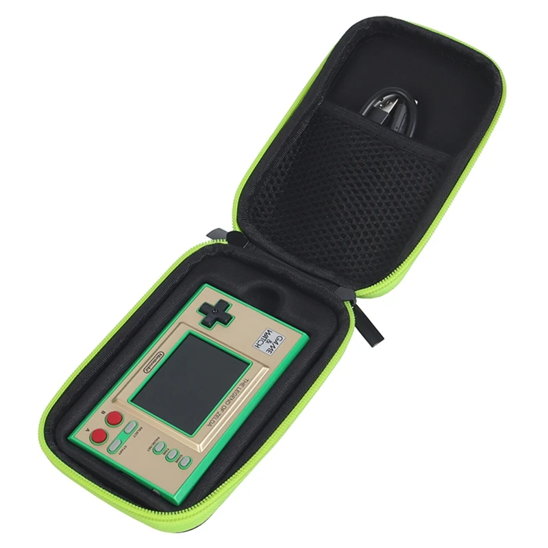 Carrying Case Compatible with Game & Watch: The Legend of Zelda Handheld Game Consoles Classic Device Extra Mesh Pocket