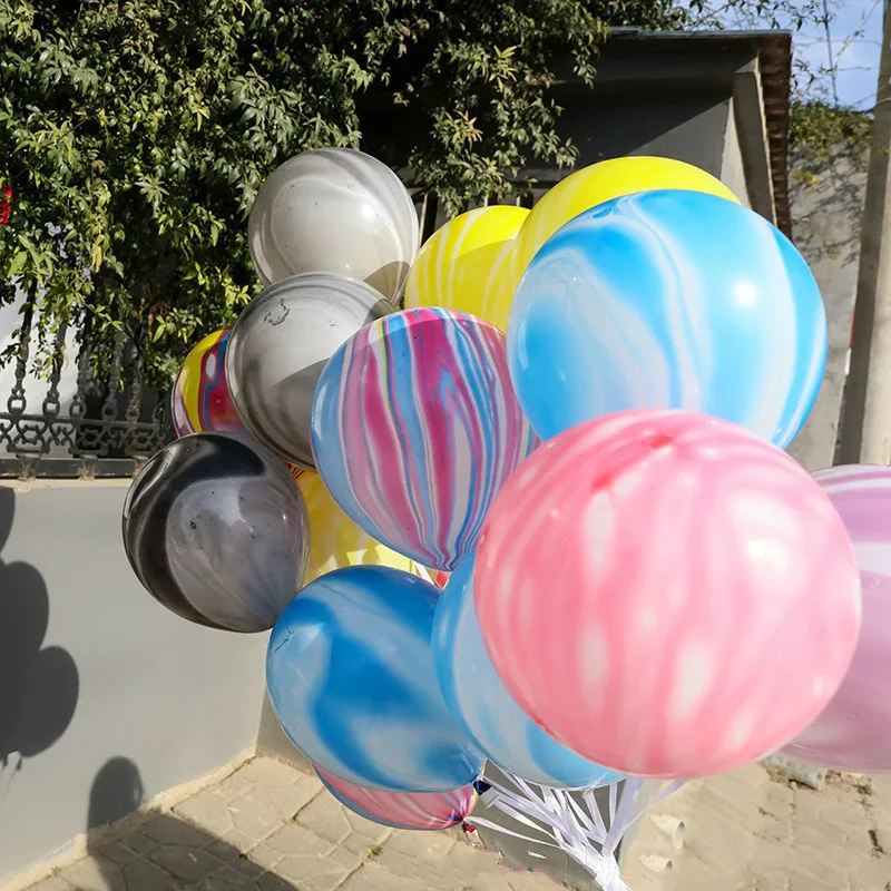 100 пьезы 10 pulgadas агата пестрая окраска globos cumpleagnos fiesta boda Decoracion Dia de San VALENTIN confeti Arco Iris |
