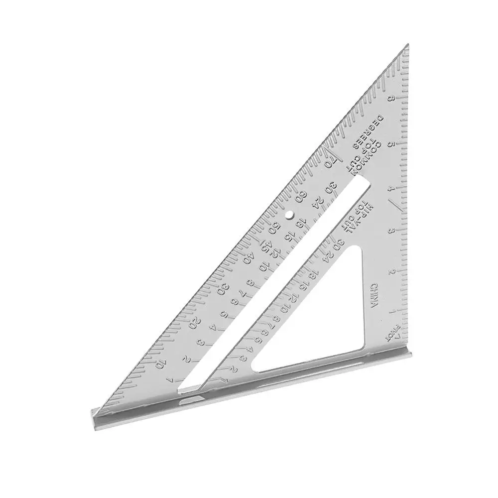ALLSOME алюминиевый сплав скорость квадратная комбинация треугольник линейка плотник транспортир Miter обрамление HT2901