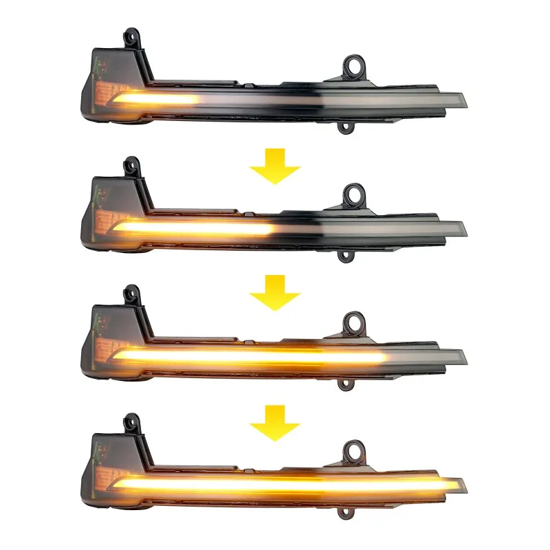 2 шт., Динамический светодиодный индикатор поворота, янтарный для сиденья Ateca 5D FR, автомобильное боковое зеркало, световой светильник Tarraco