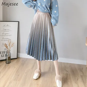 

Pleated Skirt Women High Waist Novelty Vintage Kawaii Skirts Womens Korean Fashion Females Harajuku Elegant Casual Comfortable