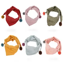 Детская одежда; детская одежда для мальчиков; аксессуары; трусики в горошек для девочек, штаны и шарф на шею-хомут с круглым воротником для мальчиков и девочек шаль шарф детские нагрудники муслин Слюнявчики для малышей непроницаемые