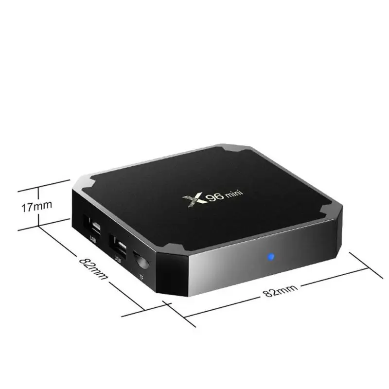 X96 мини Android7.1 Смарт ТВ коробка 1+ 8 ГБ/2+ 16GB Amlogic S905W 4 ядра 2,4 ГГц Wi-Fi IPTV Set-top Box с инфракрасное усиление