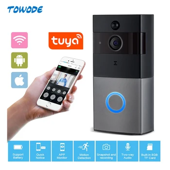 

720P/1080P HD Video Intercom​ Doorbell Wifi Security Camera Real-Time Two-Way Talk Night Version Smart Wireless Doorbell