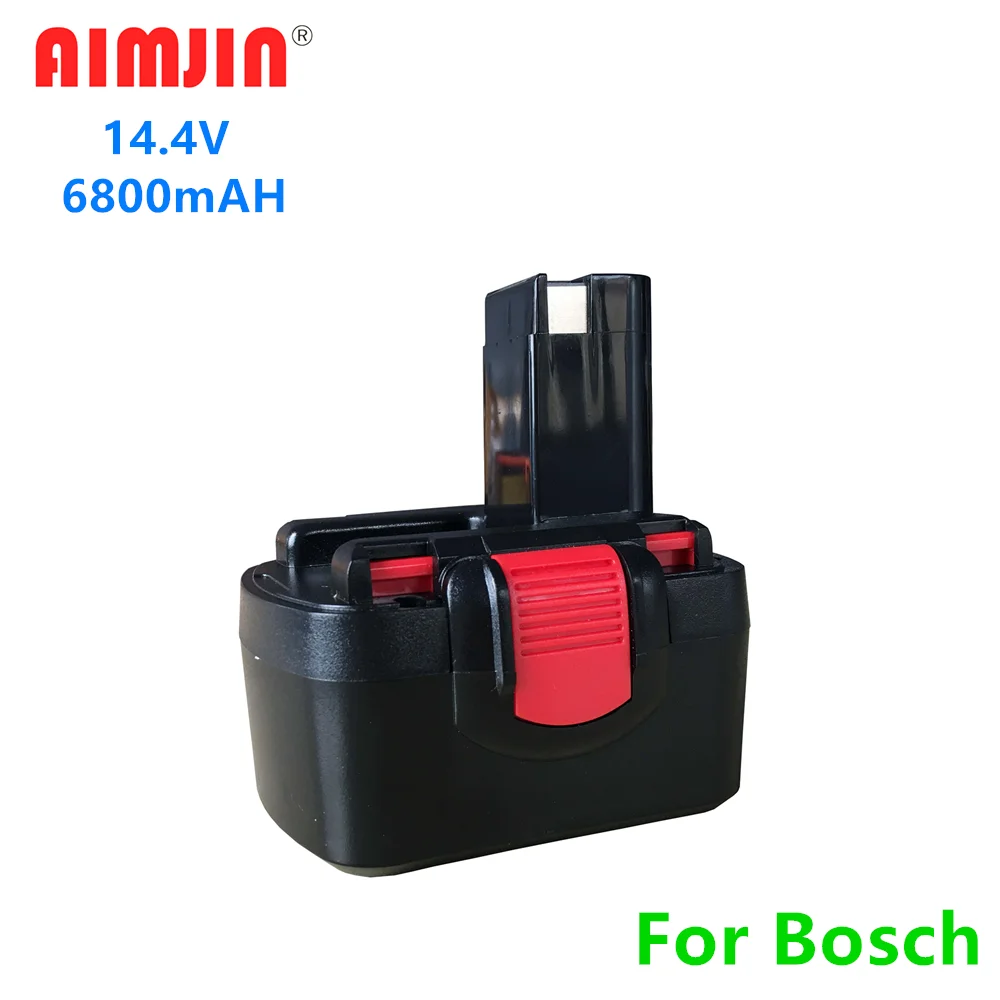 Aggiorna La Batteria Ricaricabile Ni-Cd Da 14.4V 6800Mah Per La Batteria Bosch 14.4V Bat038 Bat040 Bat140 Bat159 Bat041 3660K 2607335275
