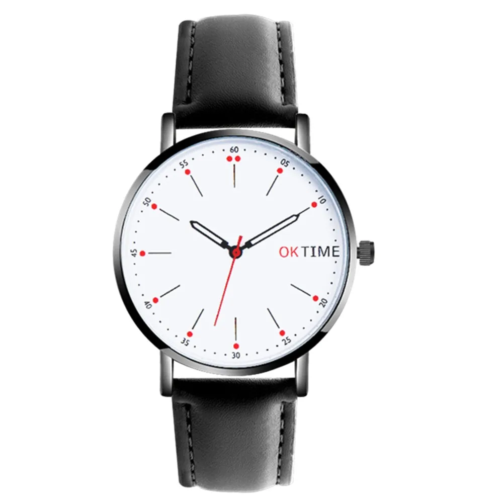 

Fashion Ultra Simple Couple Quartz Watch Casual Elegant Unisex Analog Wristwatch