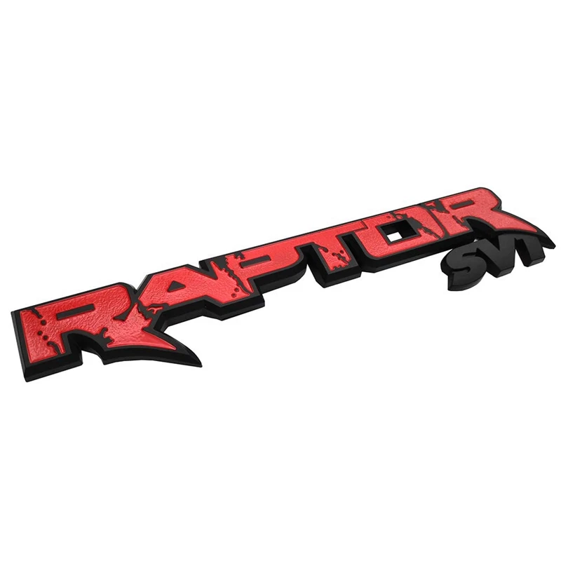 Автомобильные Задние Эмблемы для багажника Raptor SVT эмблема 3D логотип багажника Наклейка Замена наклейки для Ford F150 2009
