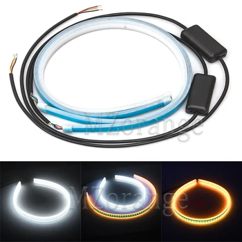 

Daytime Running Light Driving Light Flexible Guide Car Light Knight Rider LED Strip Light LED DRL White Red Turn signal Yellow