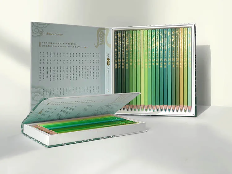 Andstal 50/100Colors Chinese Style Oil Color Pencils Professional Drawing Pencil Gift Box Phoenixcolor Colored Pencil For Artist