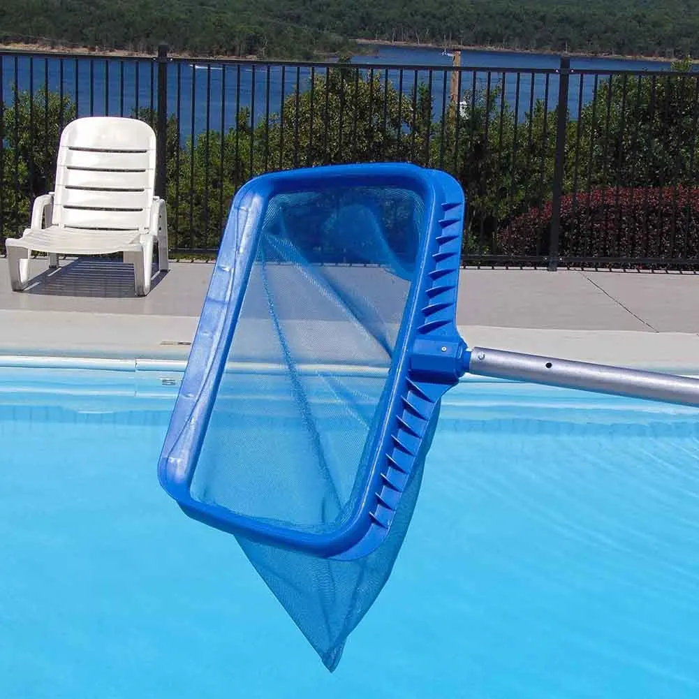 Сверхмощная сеть для глубоководного бассейна грабли мешок головы Spas Skimmer пруд бассейна очистки листьев JS23
