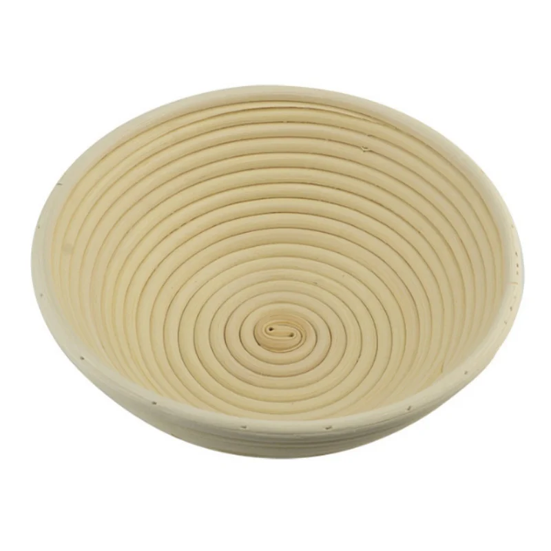 Round Rattan Bread Proofing Basket With Cloth Cover Sourdough Proving Basket Bakery Cafe Bread Rising Fermentation Baskets