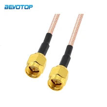 

RG316 SMA Male to SMA Male RF Plug Jack Connector Pigtail WIFI Extension Cable RF Coaxial Cord Adapter Wire BEVOTOP 5CM-30M