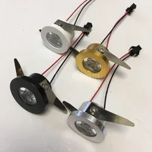 6 шт./лот мини-светильник под шкаф Точечный светильник 1 Вт потолочный встраиваемый светильник Ac85-265v светильник с регулируемой яркостью