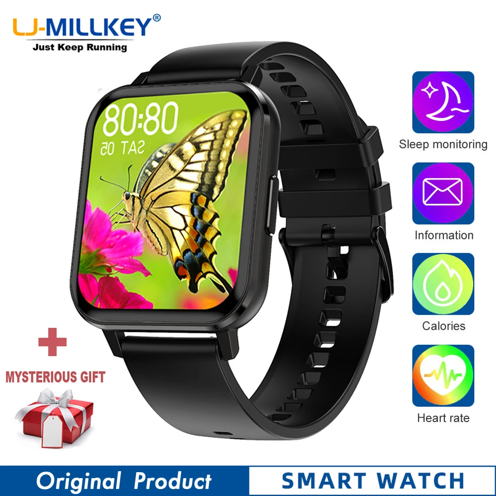 DTX Смарт часы с полным сенсорным экраном reloj hombre smatch band montre connectee smartwatch mujer фитнес