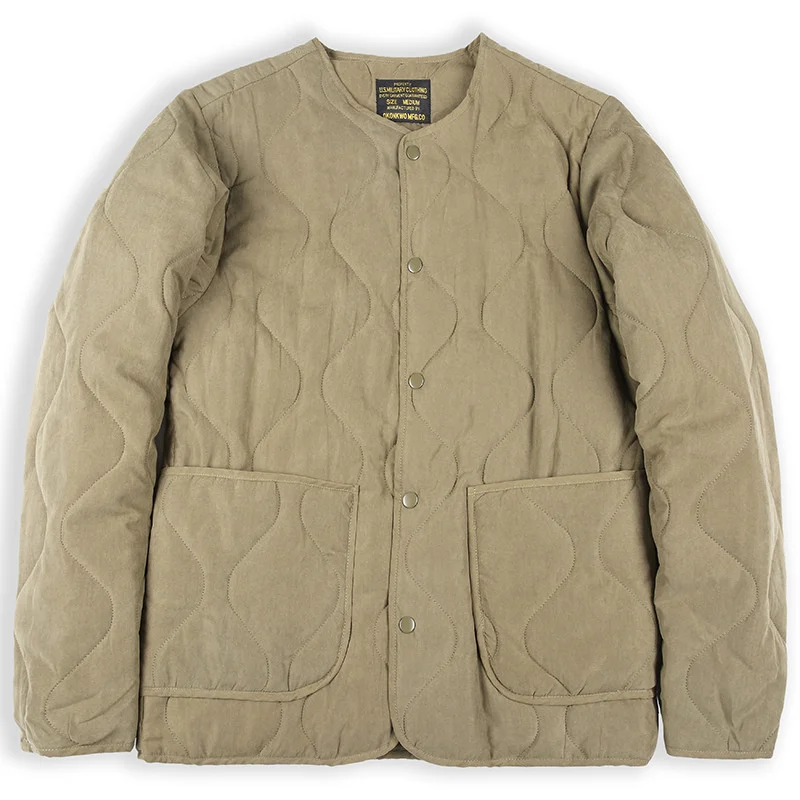 Okonkwo New Cotton Sanded M65 Liner Jacket AMEKAJI Quilted Hunting Equipment Outdoor Trekking Hiking Training Basket Sport Coat 2