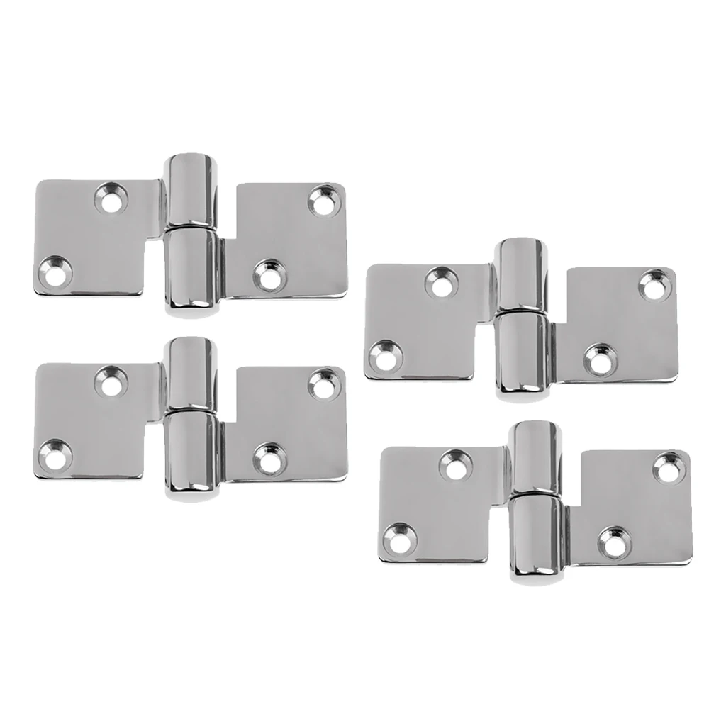 MagiDeal 4x Stainless Steel Boat Door Lift off/ Take Apart Hinge Right