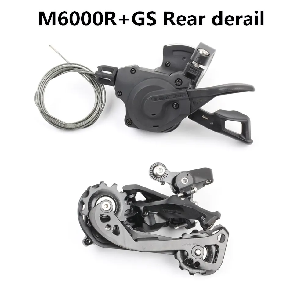SHIMAN0 M6000/M610/M615 10 скоростей переключения+ задние переключатели+ 42T 46T 50T Солнечный свет кассеты 10 скоростей цепи Группа