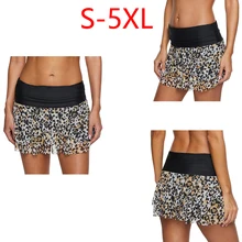 Сексуальное женское бикини, Нижняя юбка, шорты, юбка, юбка, одежда для плавания, Леопардовый принт, женское Монокини, кроше, для купания, для лета, пляжа