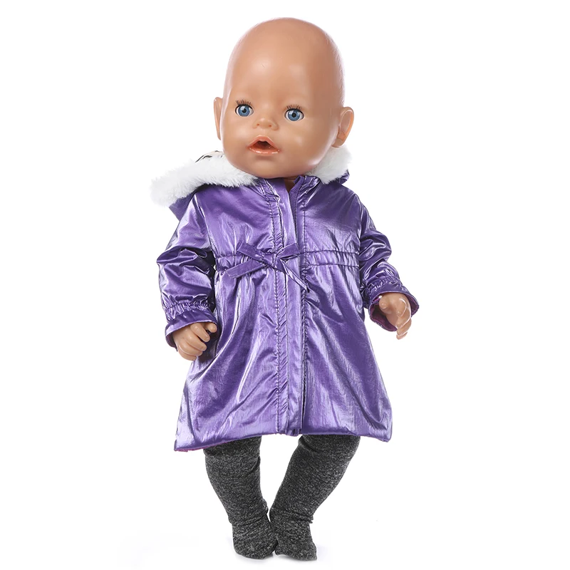 2022 New Down jacket + leggings Doll Clothes Fit For 18inch/43cm born baby Doll clothes reborn Doll Accessories