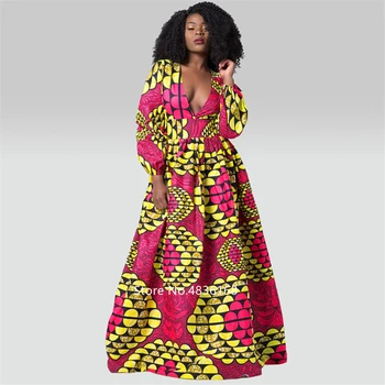 Robes africaines manches longues Dashiki