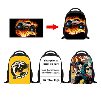 

Custom Your Picture/Logo/Words Mini Backpack 12 Inch Schoolbag For Kindergarten Baby Kid Boy Girl Bookbag 3D Print Cute Rucksack