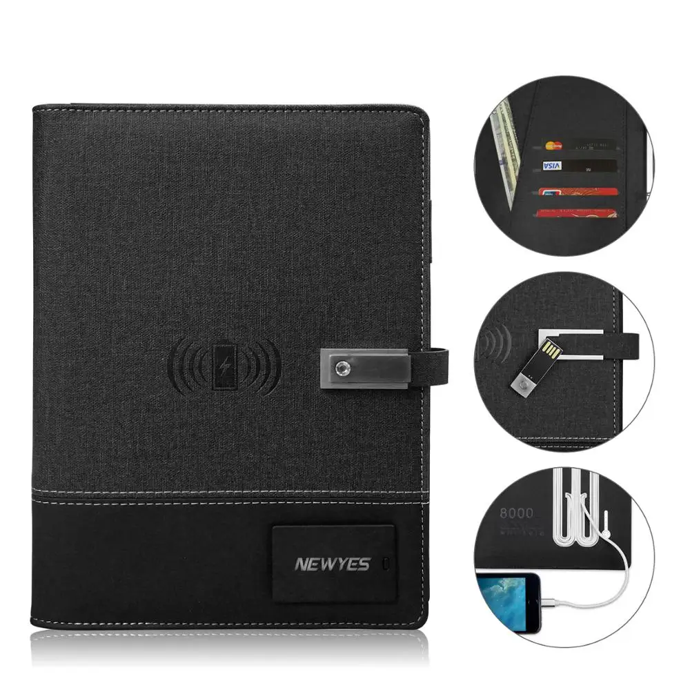  YES A5 Smart Reusable Erasable Notebook A5 Paper power bank and USB flash disk For School Office Su - 32931754750